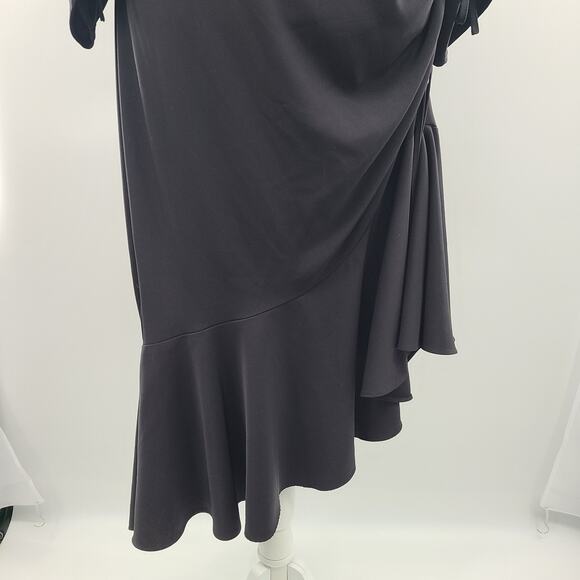 Rodarte X Universal Standard Asymmetrical Dress Size 2XS Black Evening Cocktail - Picture 14 of 16